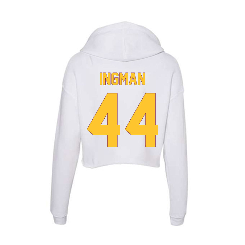 Arizona State - NCAA Football : Kristian Ingman - Classic Shersey Women's Crop Fleece Hoodie-1