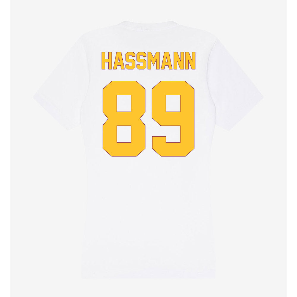 Arizona State - NCAA Football : Harry Hassmann - Classic Shersey Women's V-Neck T-Shirt-1