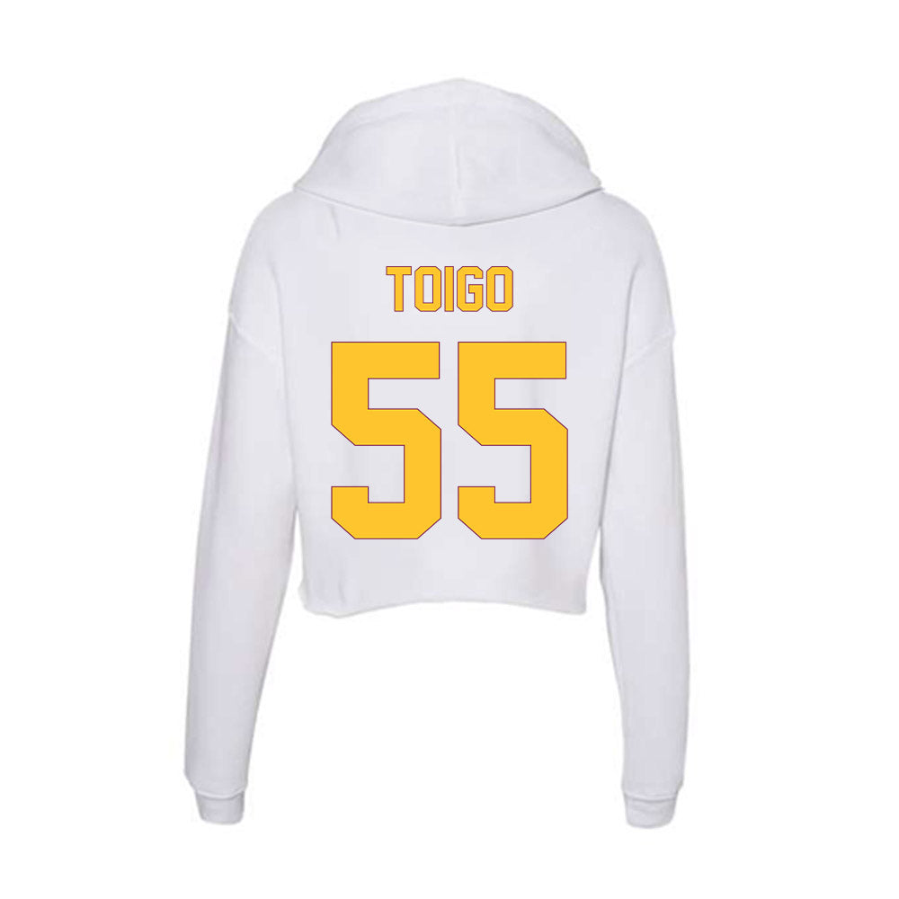 Arizona State - NCAA Baseball : Dean Toigo - Classic Shersey Women's Crop Fleece Hoodie-1