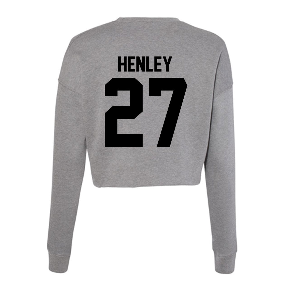 Wake Forest - NCAA Football : Ryan Henley - Women's Cropped Crew Fleece-1