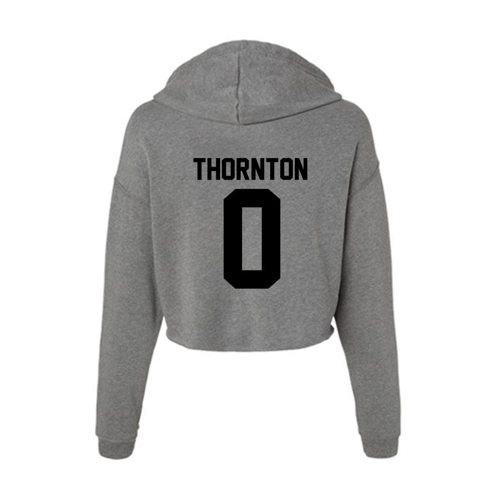 Wake Forest - NCAA Women's Soccer : Lizzie Thornton - Women's Crop Fleece Hoodie-1