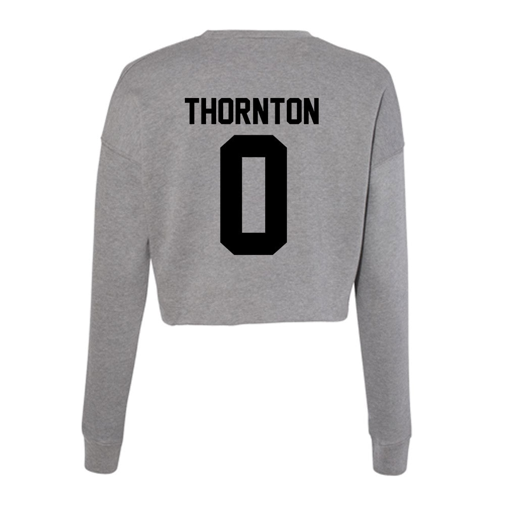 Wake Forest - NCAA Women's Soccer : Lizzie Thornton - Women's Cropped Crew Fleece-1