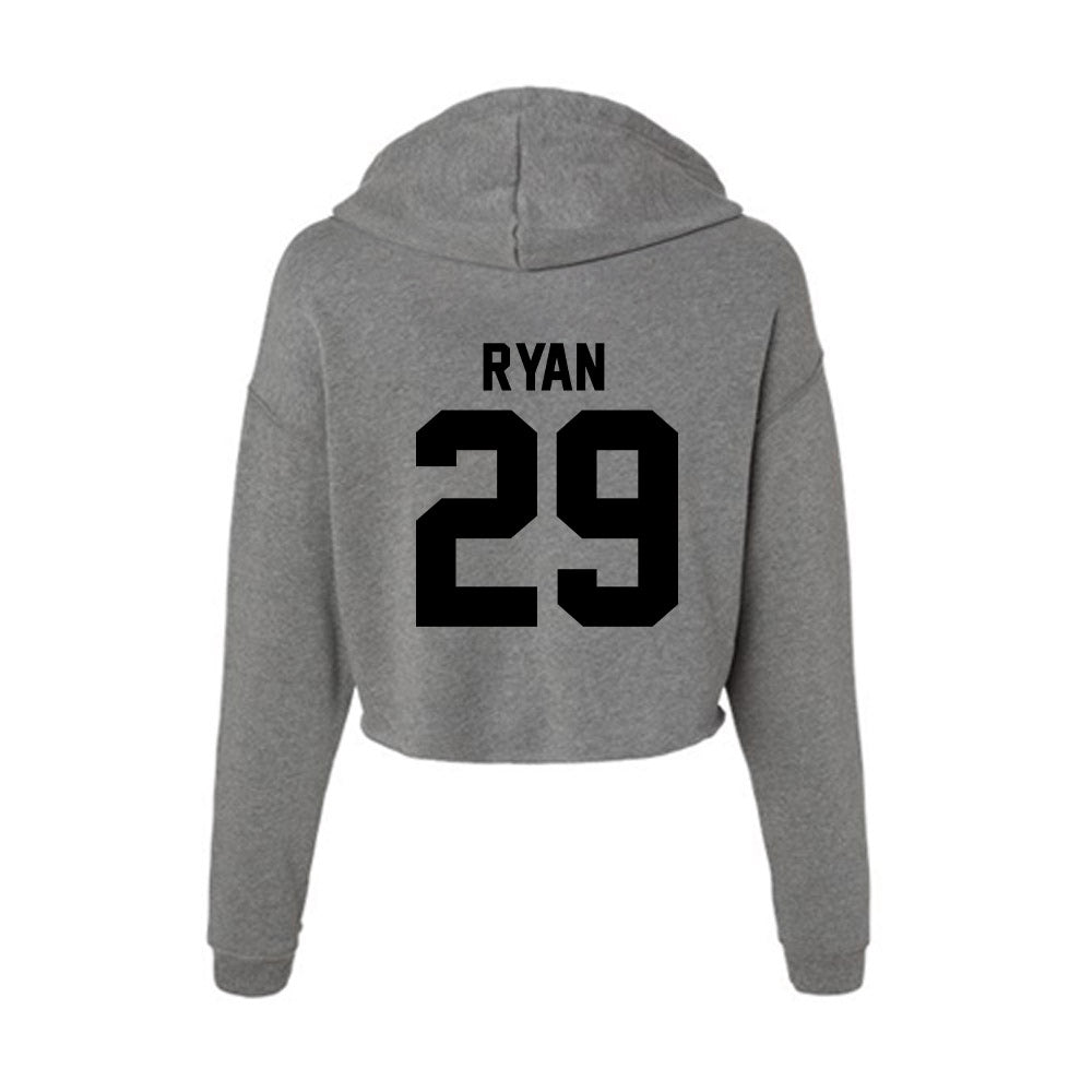 Wake Forest - NCAA Football : Jake Ryan - Women's Crop Fleece Hoodie-1