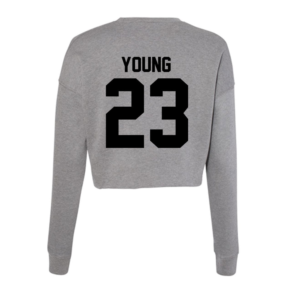Wake Forest - NCAA Men's Soccer : Chandler Young - Women's Cropped Crew Fleece-1