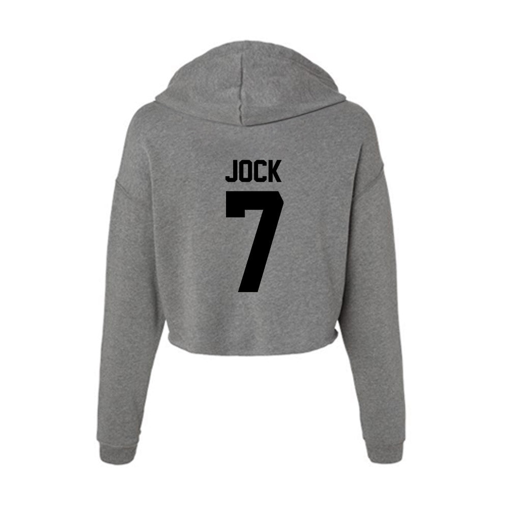 Wake Forest - NCAA Football : Buom Jock - Women's Crop Fleece Hoodie-1