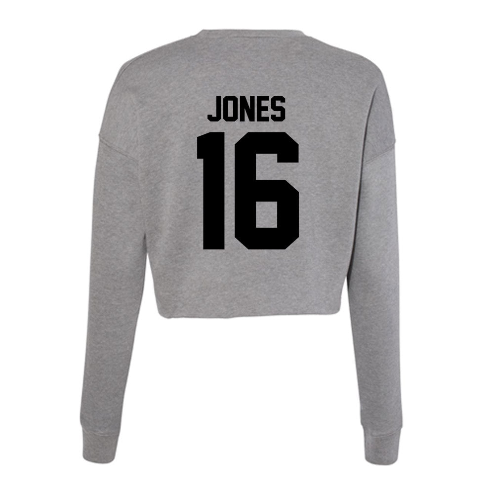 Wake Forest - NCAA Baseball : Evan Jones - Women's Cropped Crew Fleece-1