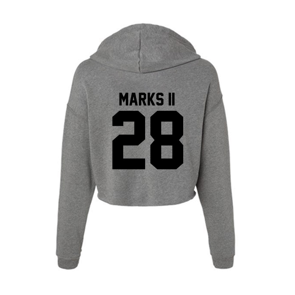 Wake Forest - NCAA Football : Aj Marks II - Women's Crop Fleece Hoodie-1