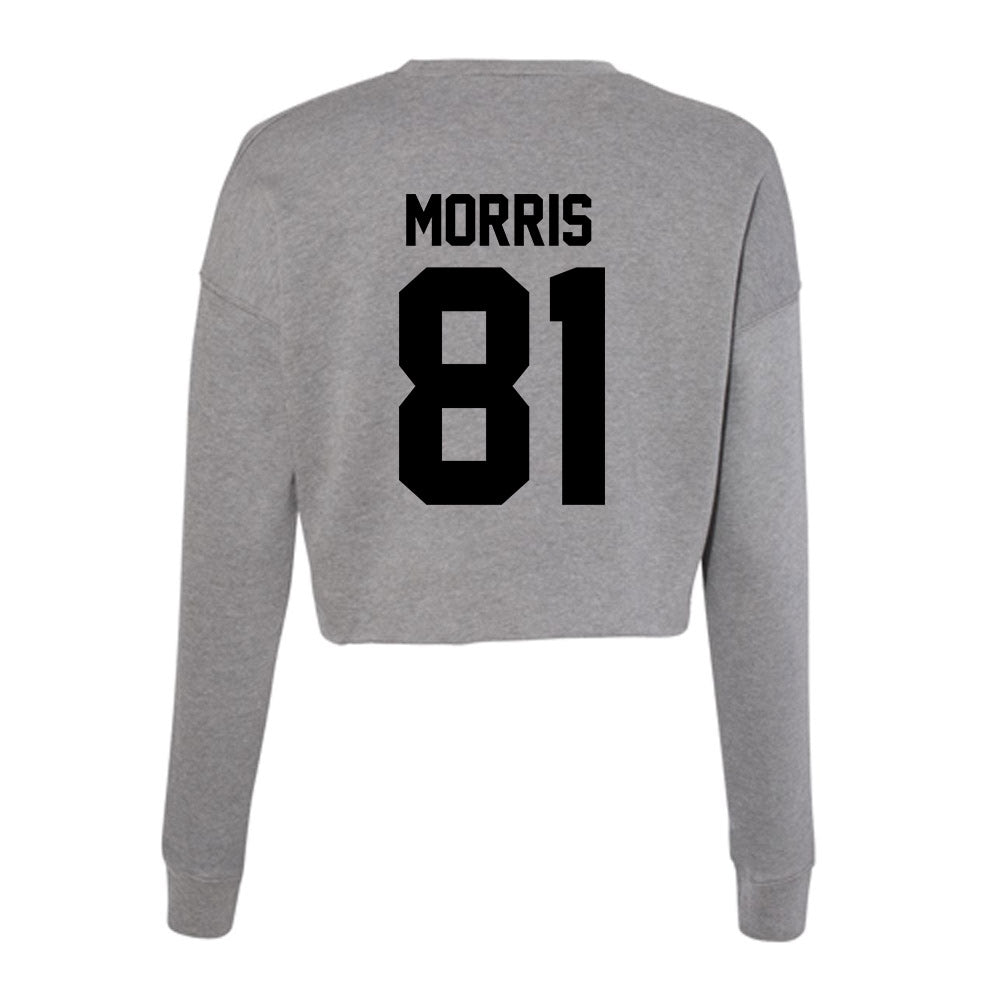 Wake Forest - NCAA Football : Landon Morris - Women's Cropped Crew Fleece-1