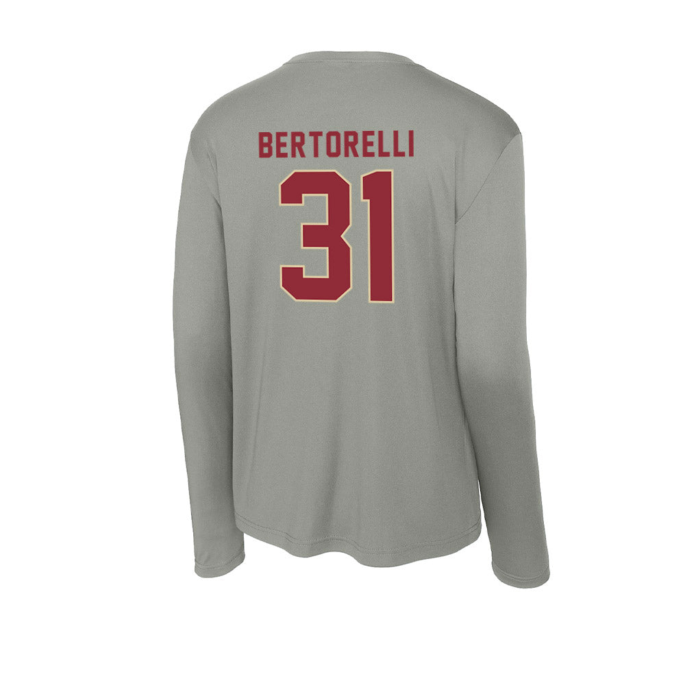 Boston College - NCAA Softball : Sophia Bertorelli - Activewear Long Sleeve T-Shirt-1