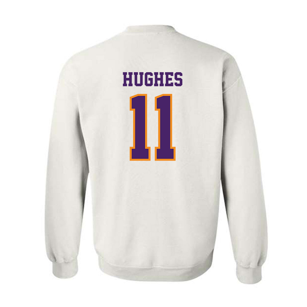 Evansville - NCAA Men's Basketball : Joshua Hughes - Crewneck Sweatshirt-1