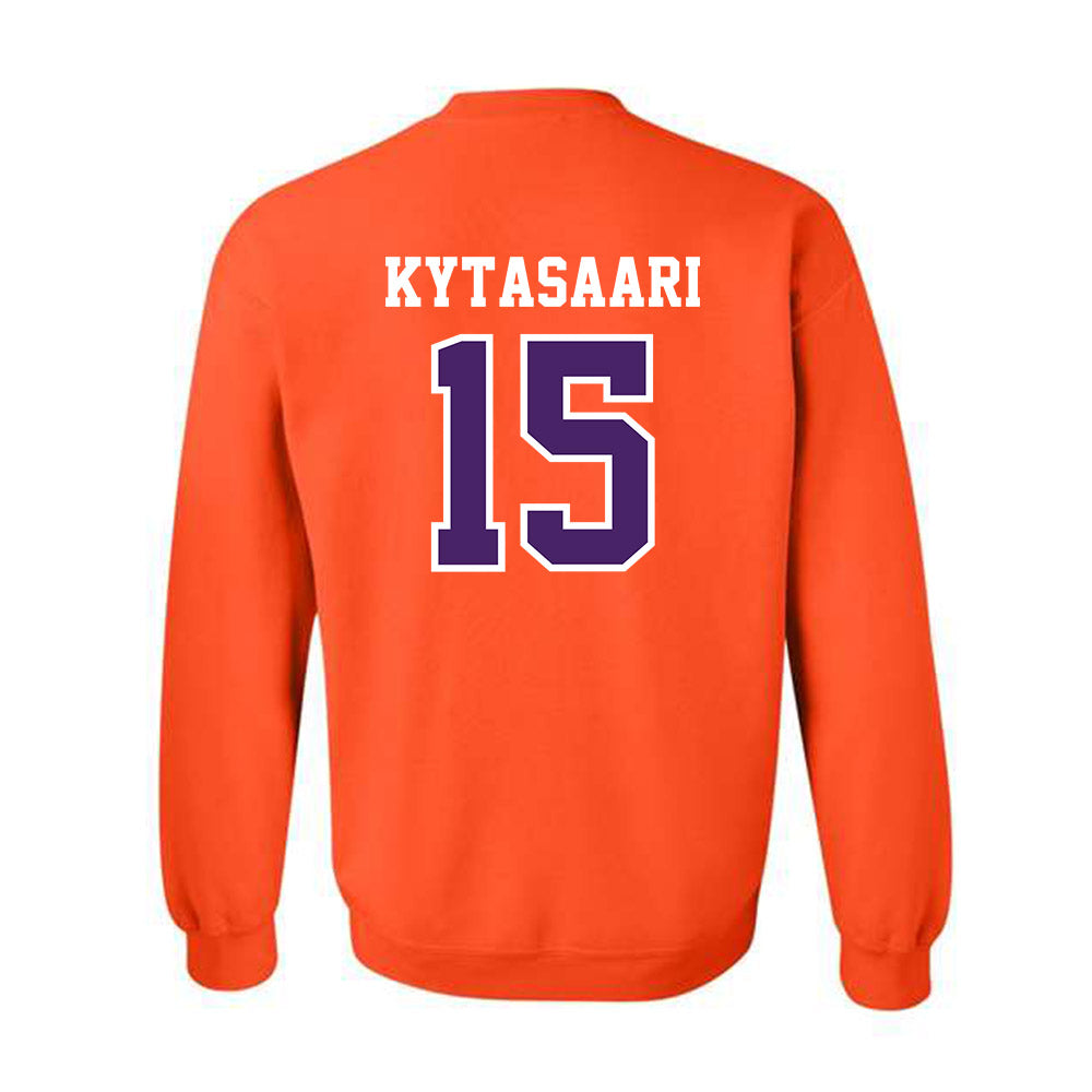 Evansville - NCAA Women's Soccer : Lily Kytasaari - Crewneck Sweatshirt-1