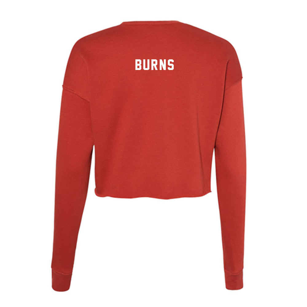 Nebraska - NCAA Women's Gymnastics : Olivia Burns - Classic Shersey Women's Cropped Crew Fleece-1
