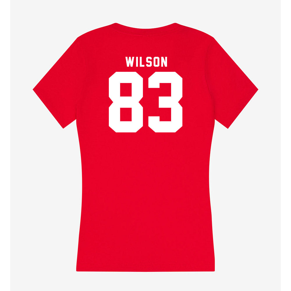 Nebraska - NCAA Football : Archie Wilson - Classic Shersey Women's V-Neck T-Shirt-1
