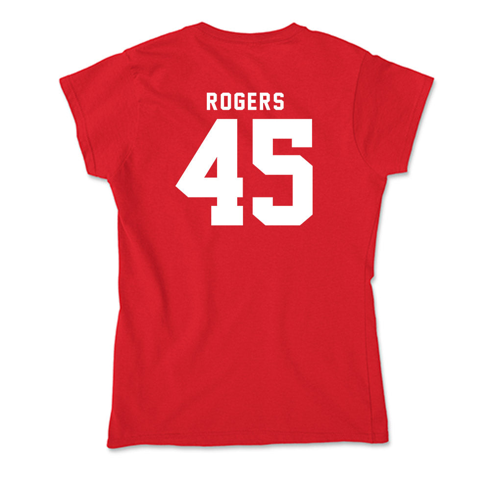 Nebraska - NCAA Football : Dylan Rogers - Soft Style Women’s T-Shirt-1