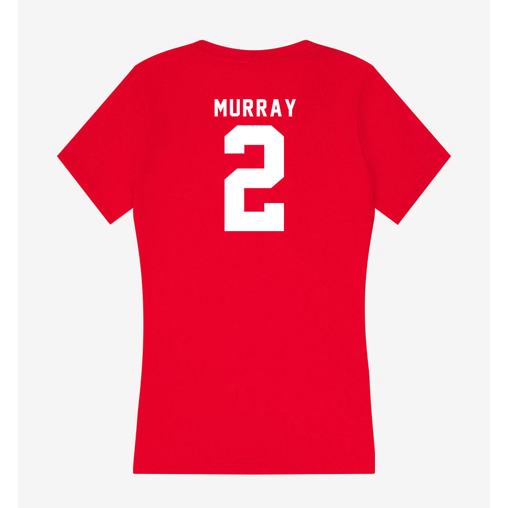 Nebraska - NCAA Women's Volleyball : Harper Murray - Women's V-Neck T-Shirt-1
