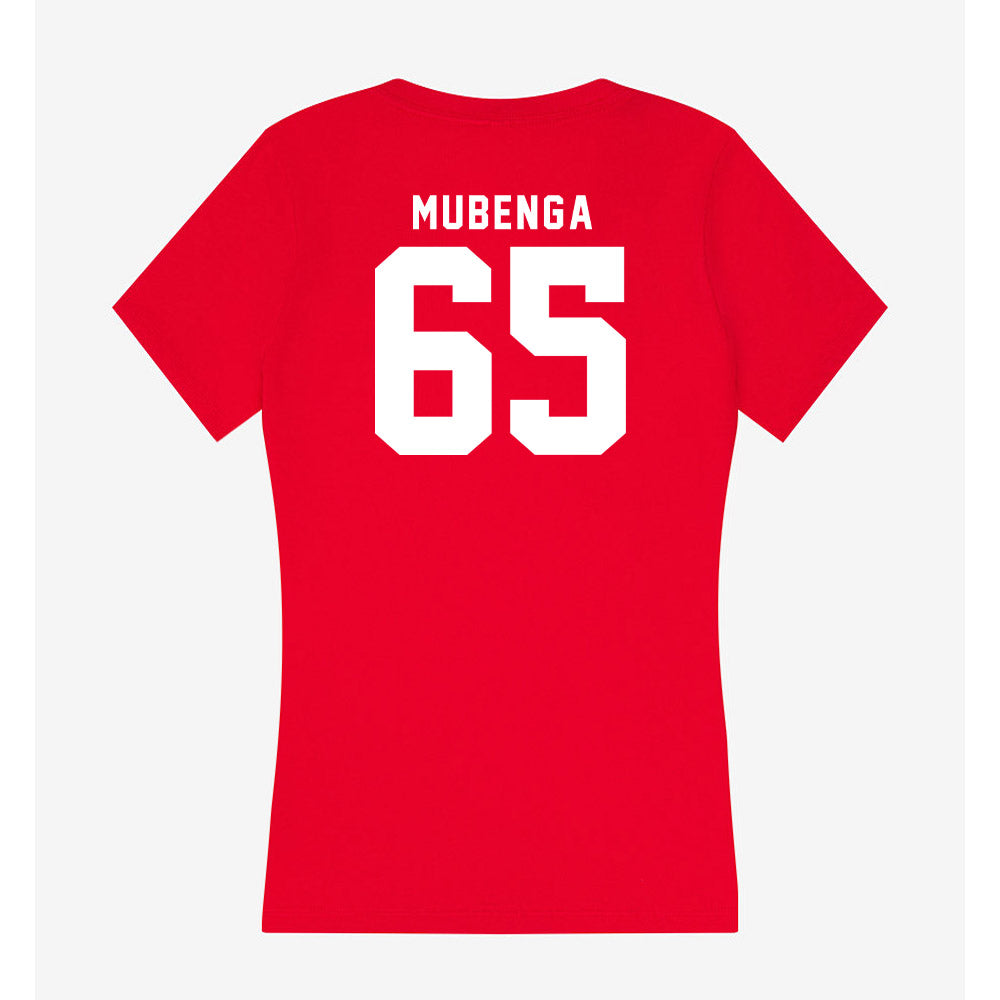 Nebraska - NCAA Football : Paul Mubenga - Women's V-Neck T-Shirt-1