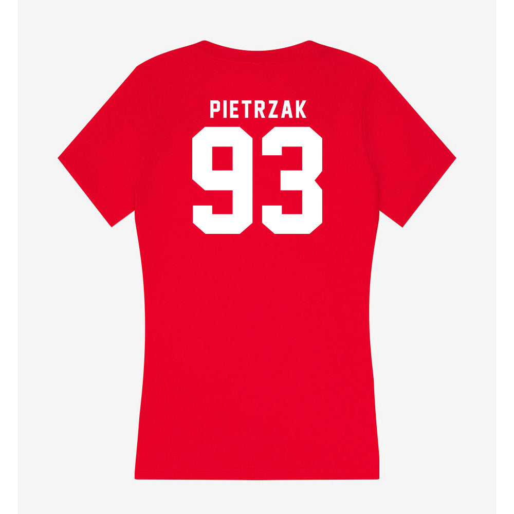 Nebraska - NCAA Football : Kade Pietrzak - Women's V-Neck T-Shirt-1