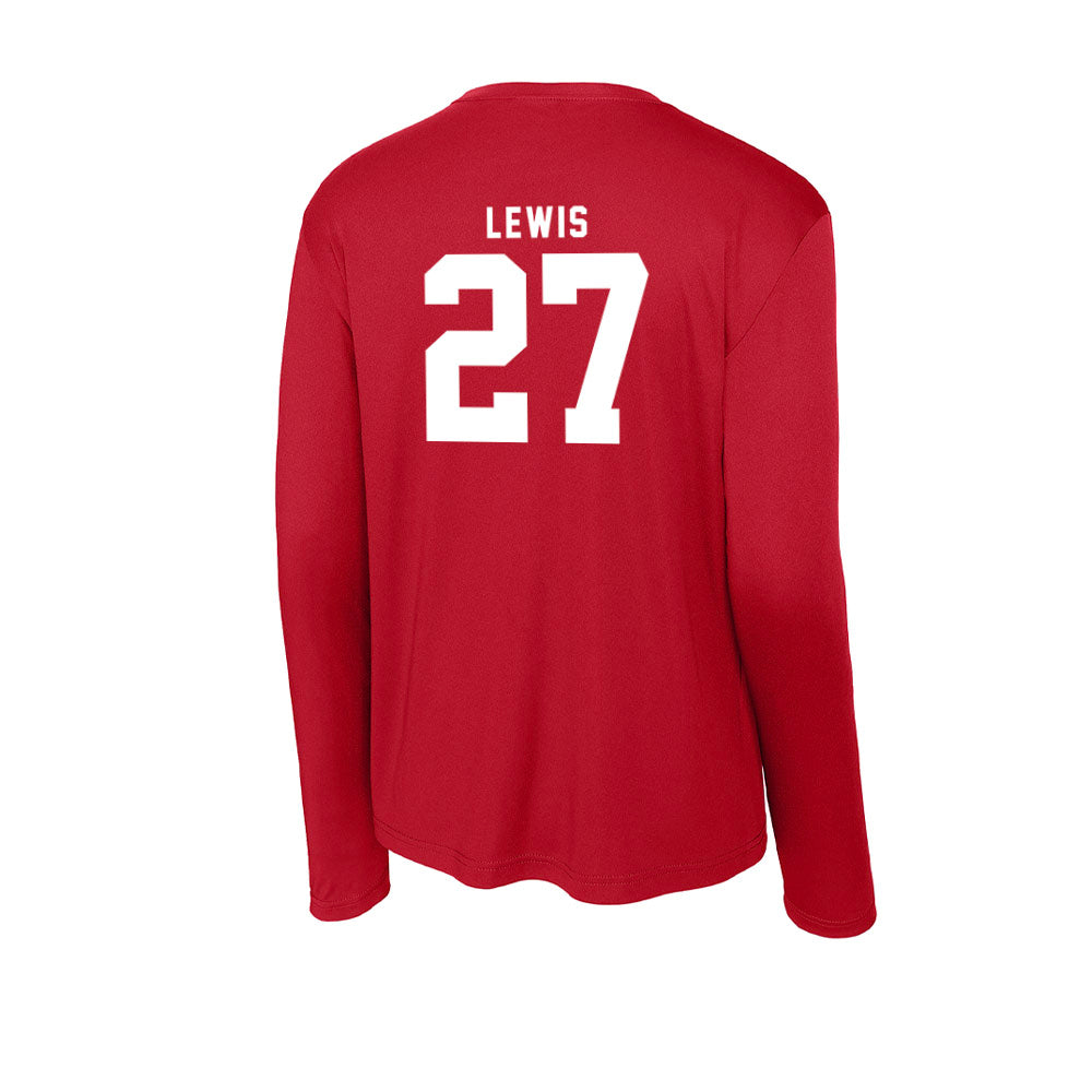 Nebraska - NCAA Women's Soccer : Nathalie Lewis - Activewear Long Sleeve T-Shirt-1