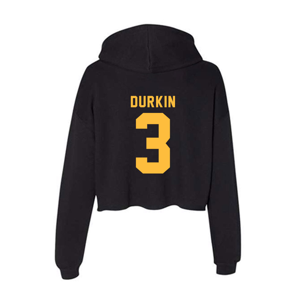 Minnesota - NCAA Men's Basketball : Bobby Durkin - Women's Crop Fleece Hoodie-1