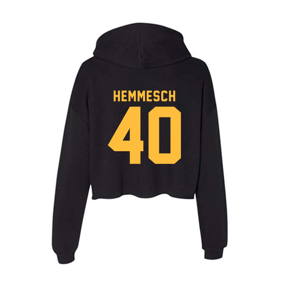 Minnesota - NCAA Baseball : Tyler Hemmesch - Women's Crop Fleece Hoodie-1
