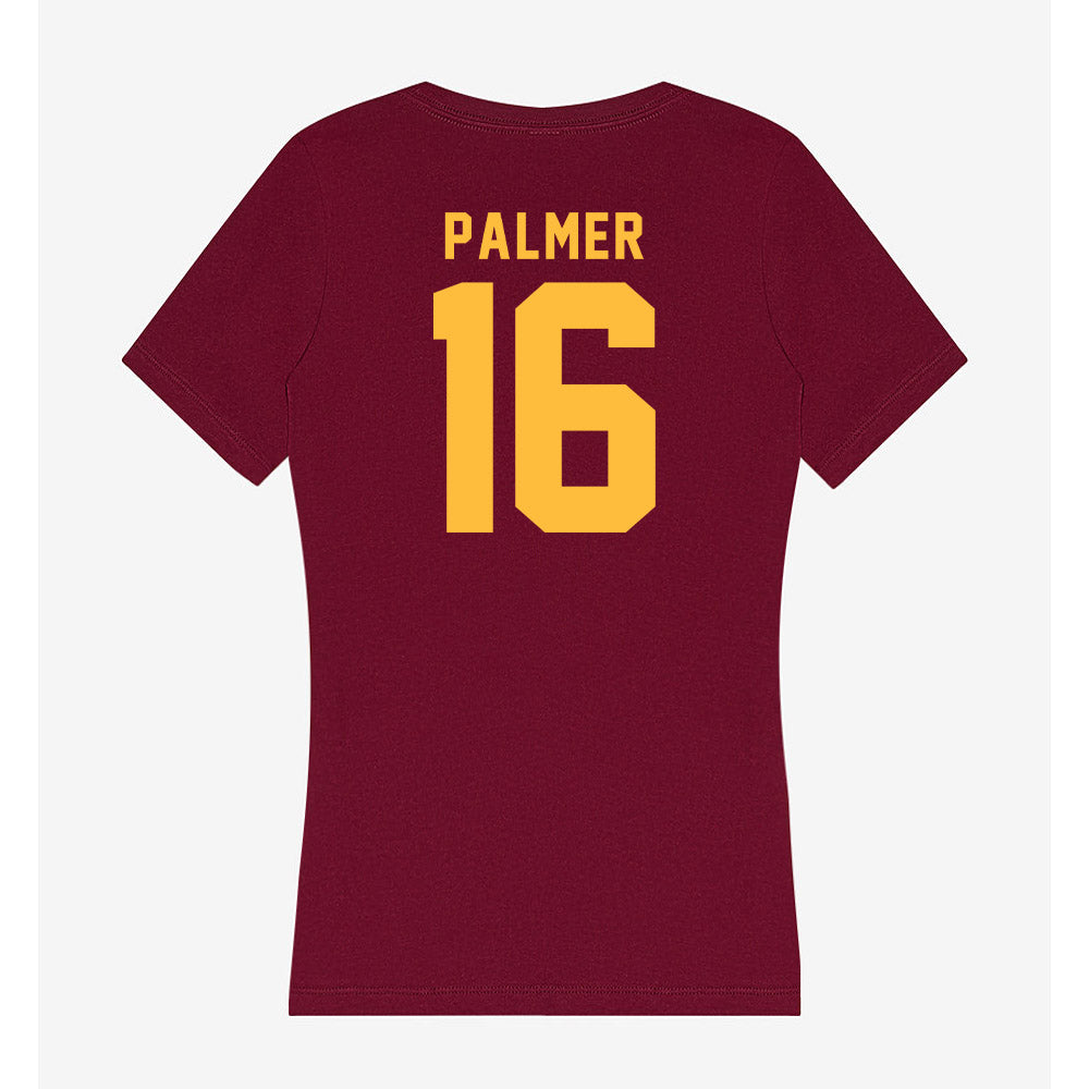 Minnesota - NCAA Football : Brady Palmer - Women's V-Neck T-Shirt-1