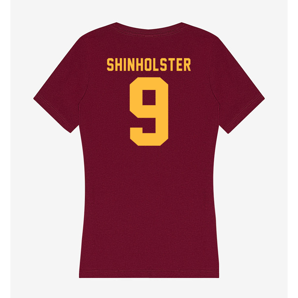 Minnesota - NCAA Men's Basketball : Kai Shinholster - Women's V-Neck T-Shirt-1