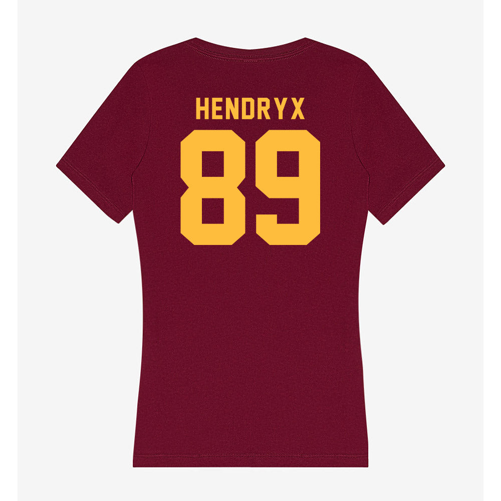 Minnesota - NCAA Football : Quayd Hendryx - Women's V-Neck T-Shirt-1