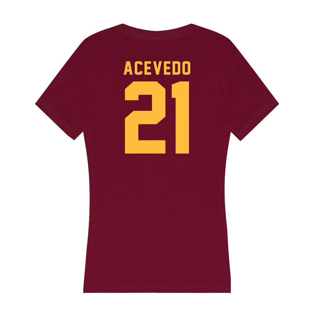 Minnesota - NCAA Women's Volleyball : Alex Acevedo - Women's V-Neck T-Shirt-1