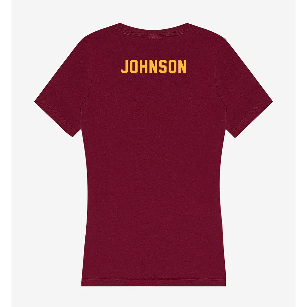 Minnesota - NCAA Wrestling : Dawson Johnson - Women's V-Neck T-Shirt-1