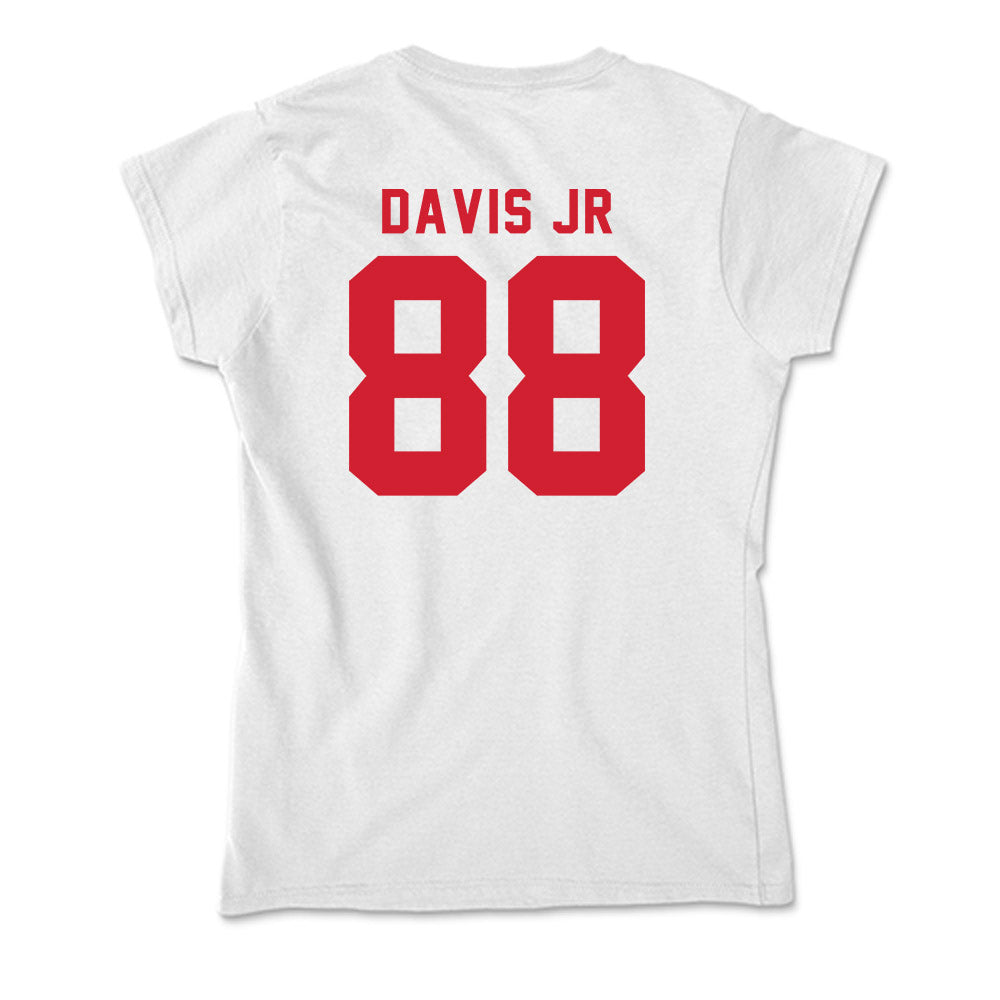 NC State - NCAA Football : Lamaris Davis Jr - Soft Style Women’s T-Shirt-1