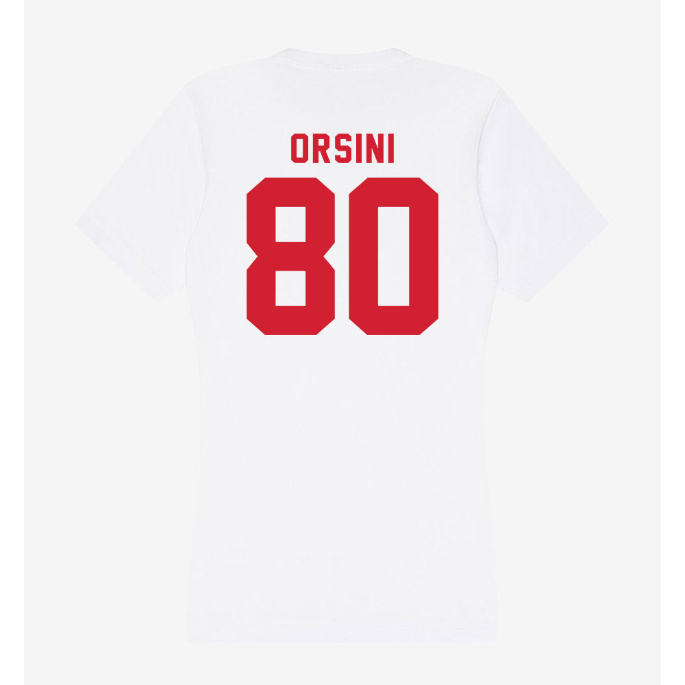 NC State - NCAA Softball : Charli Orsini - Women's V-Neck T-Shirt-1