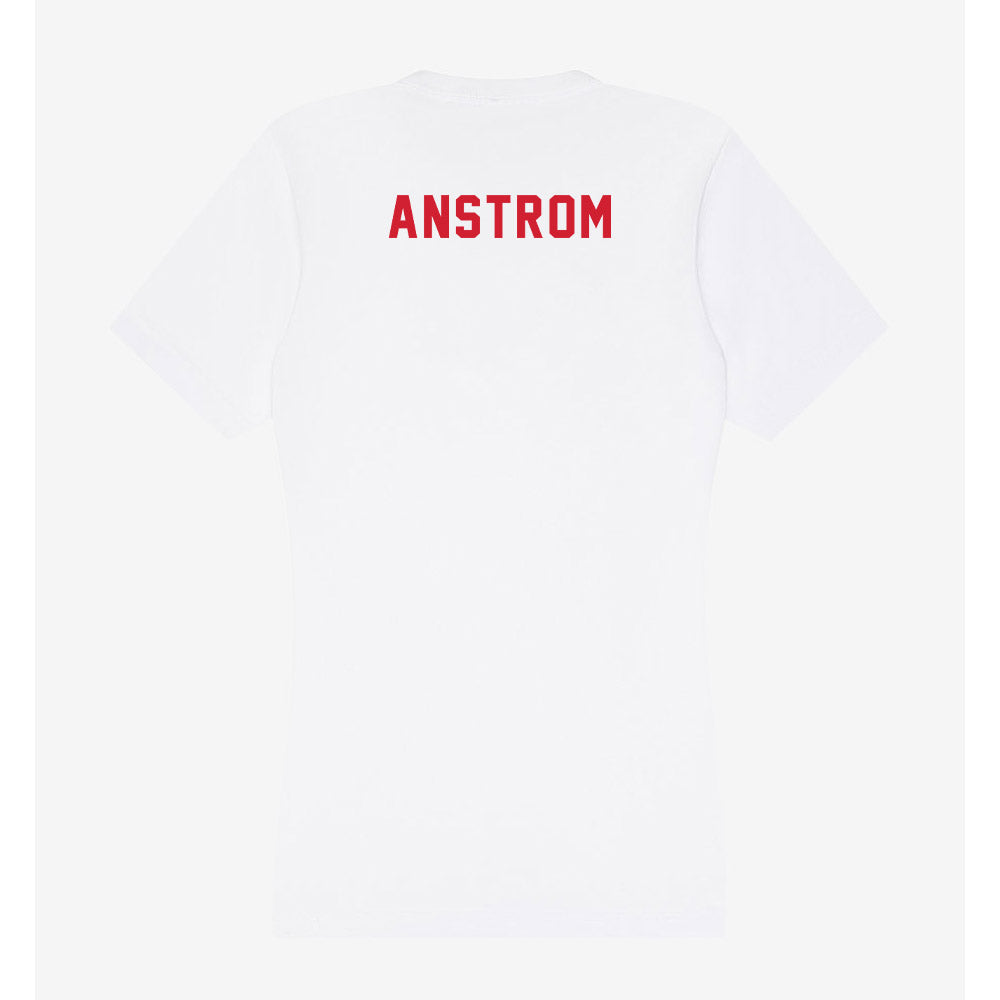 NC State - NCAA Men's Track & Field : Jack Anstrom - Women's V-Neck T-Shirt-1