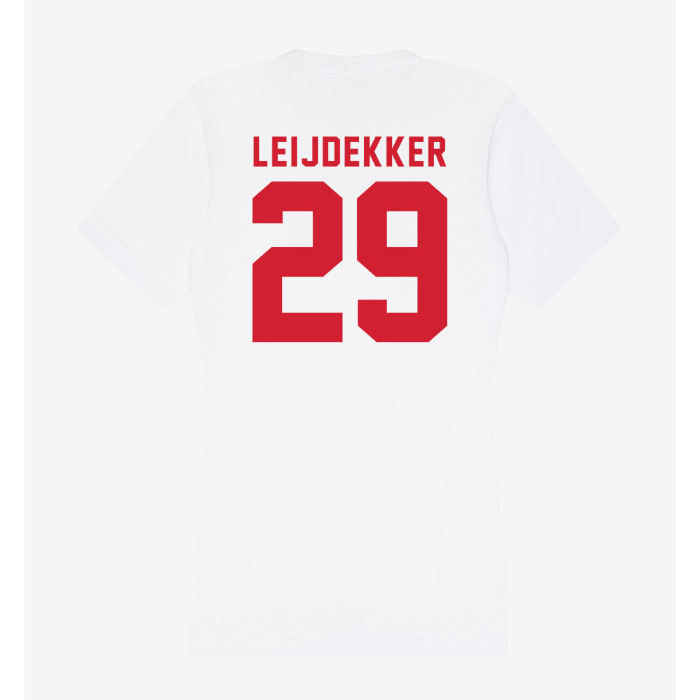 NC State - NCAA Women's Soccer : Fien Leijdekker - Women's V-Neck T-Shirt-1