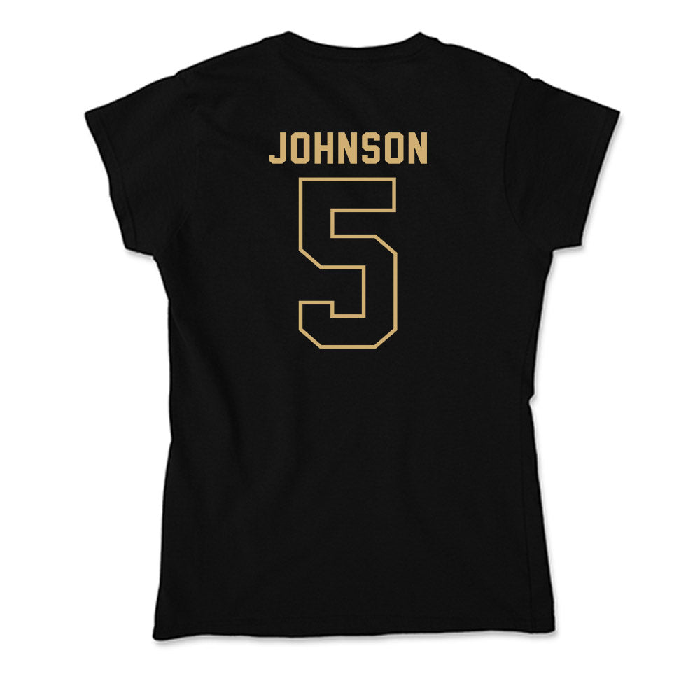 Vanderbilt - NCAA Women's Basketball : Jhai Johnson - Soft Style Women’s T-Shirt-1