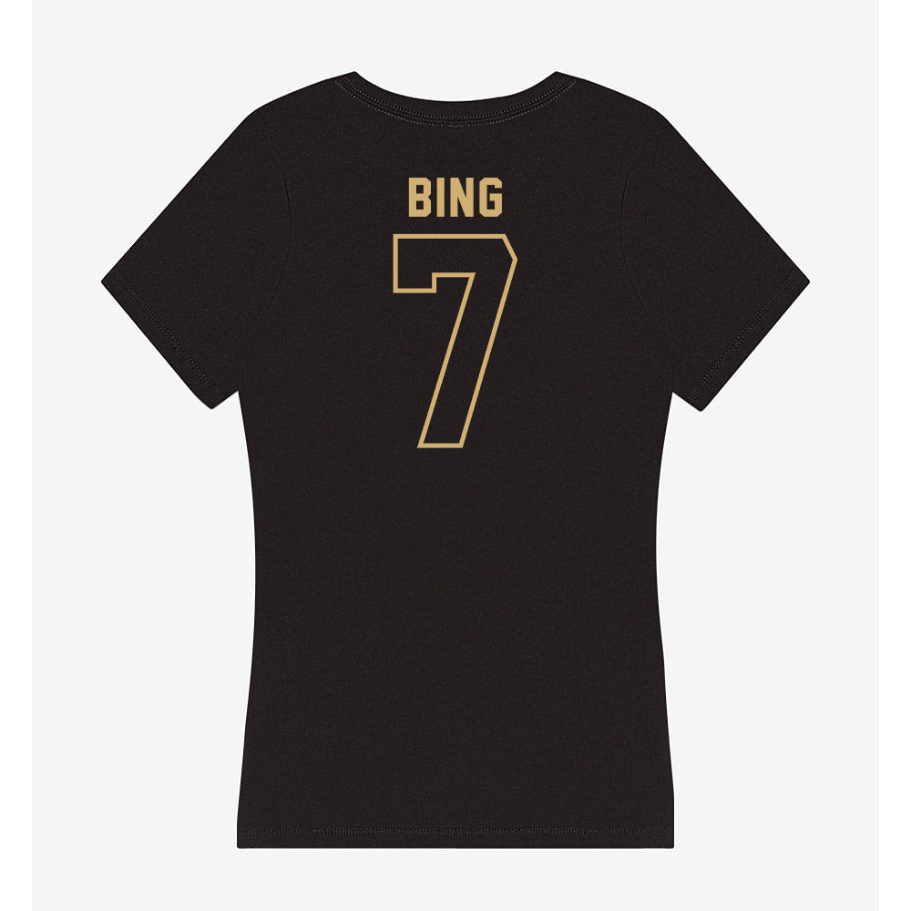 Vanderbilt - NCAA Men's Basketball : Chandler Bing - Women's V-Neck T-Shirt-1