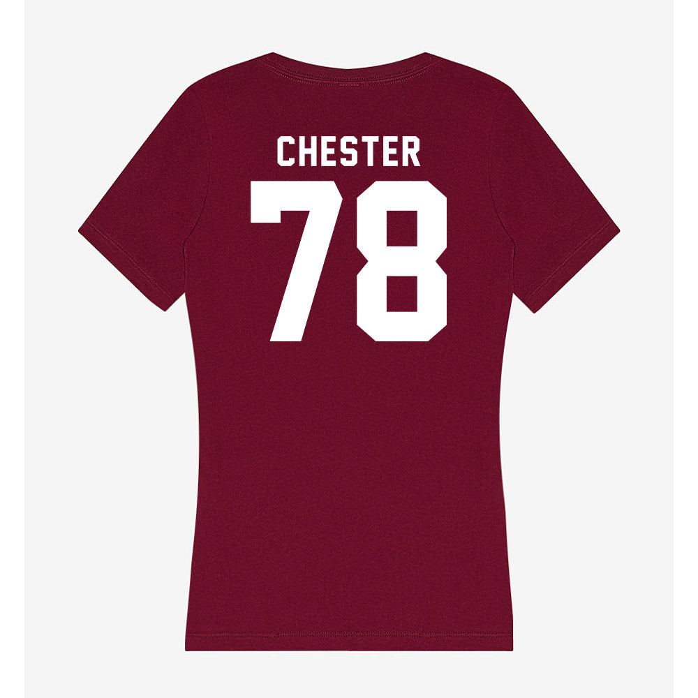 Mississippi State - NCAA Football : Dj Chester - Classic Shersey Women's V-Neck T-Shirt-1
