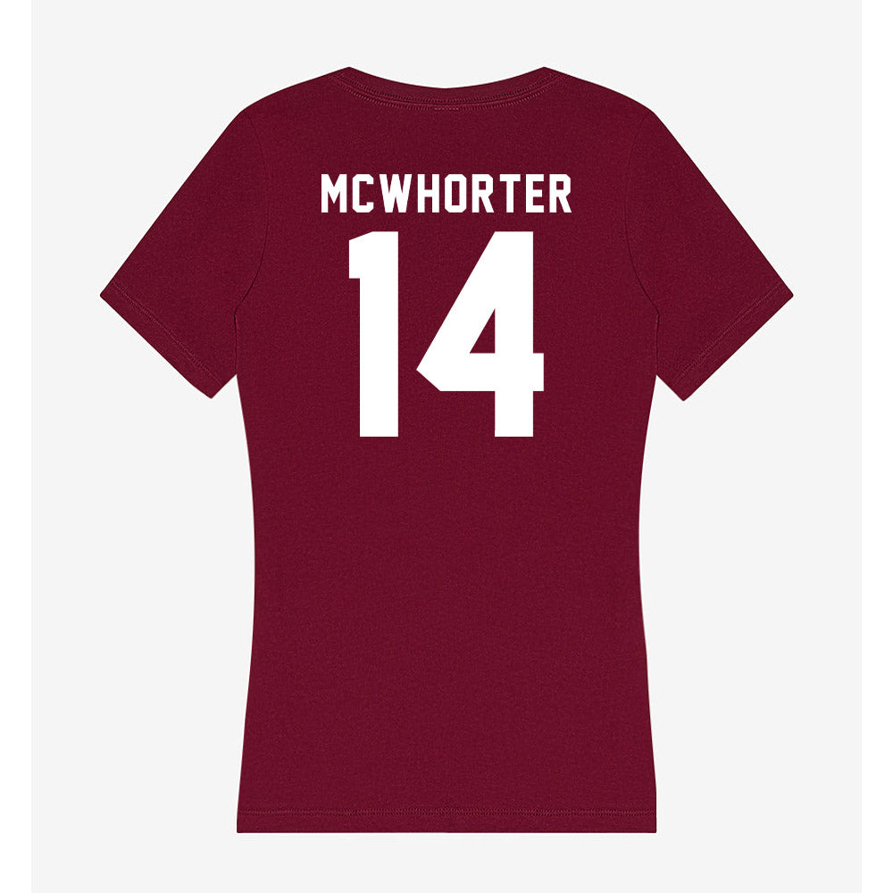 Mississippi State - NCAA Football : Brodie McWhorter - Classic Shersey Women's V-Neck T-Shirt-1