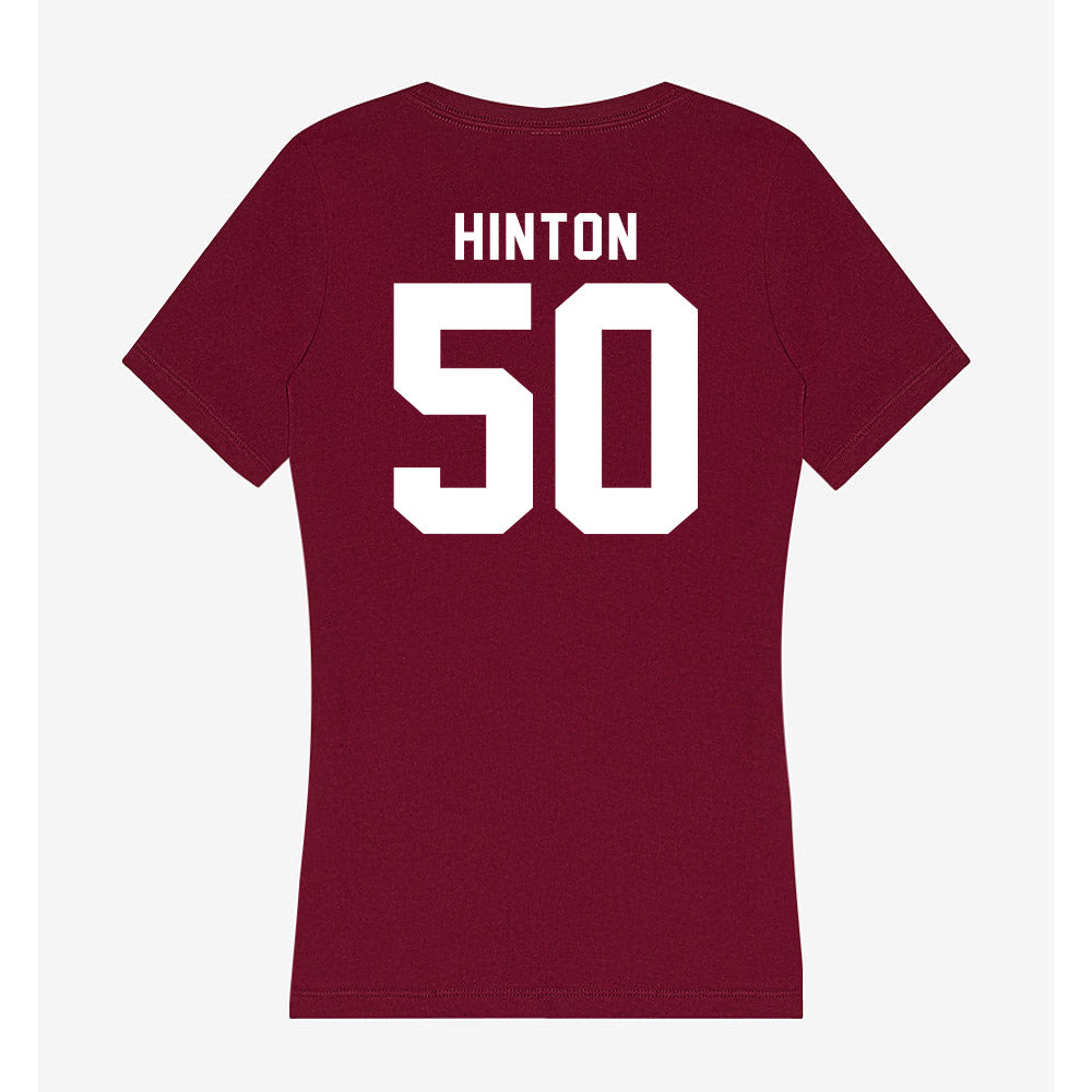 Mississippi State - NCAA Football : Tabias Hinton - Classic Shersey Women's V-Neck T-Shirt-1