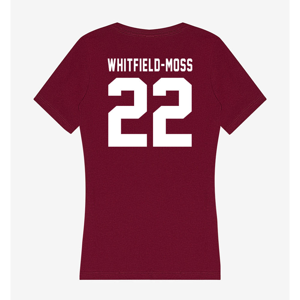 Mississippi State - NCAA Women's Volleyball : Gha’Naye Whitfield-Moss - Classic Shersey Women's V-Neck T-Shirt-1