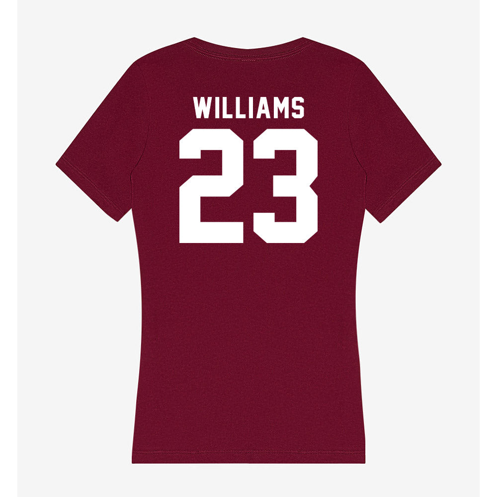 Mississippi State - NCAA Football : Trevion Williams - Classic Shersey Women's V-Neck T-Shirt-1