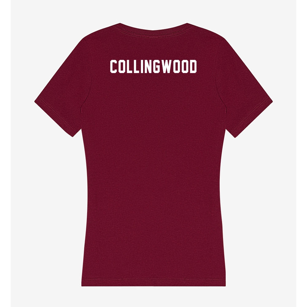 Mississippi State - NCAA Men's Basketball : Jalyn Collingwood - Classic Shersey Women's V-Neck T-Shirt-1