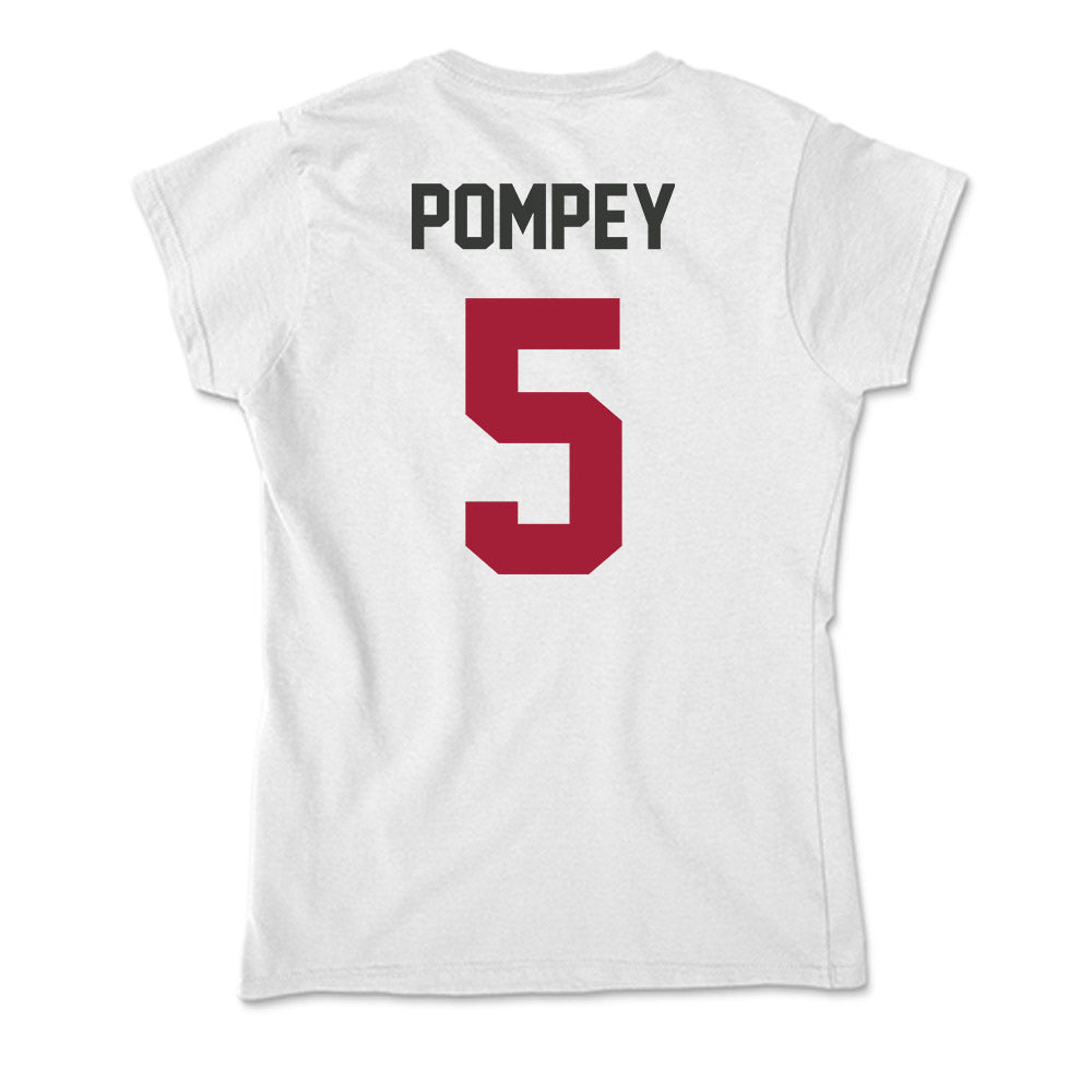 Arkansas - NCAA Baseball : TJ Pompey - Soft Style Women’s T-Shirt-1