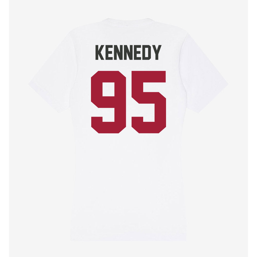 Arkansas - NCAA Football : Anthony Kennedy - Women's V-Neck T-Shirt-1