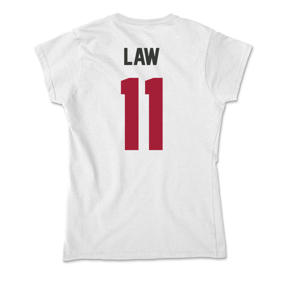 Arkansas - NCAA Women's Volleyball : Elsie Law - Soft Style Women’s T-Shirt-1