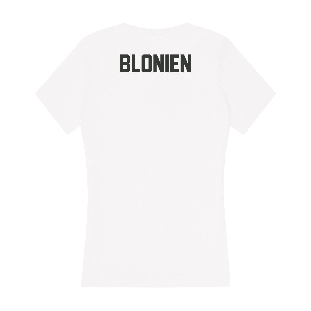 Arkansas - NCAA Women's Golf : Natalie Blonien - Women's V-Neck T-Shirt-1
