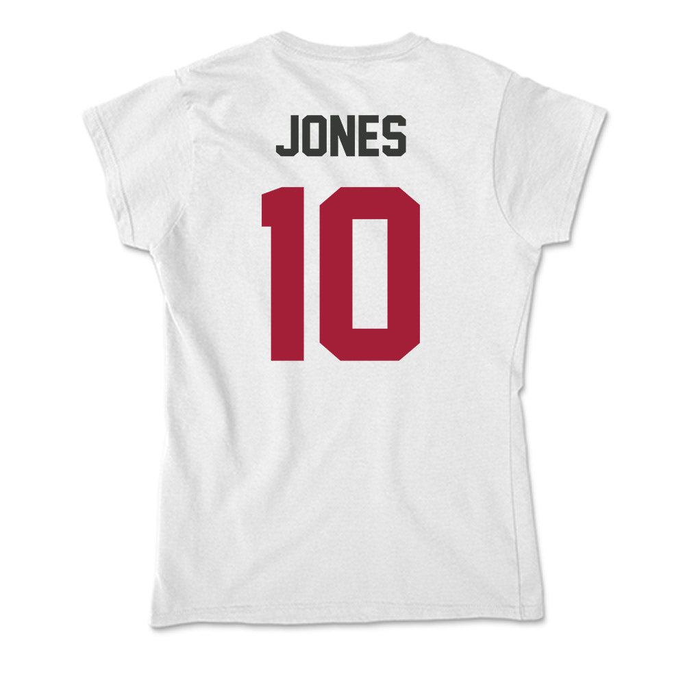 Arkansas - NCAA Women's Basketball : Taleyah Jones - Soft Style Women’s T-Shirt-1