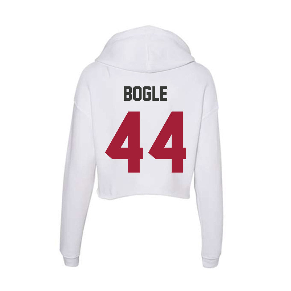 Arkansas - NCAA Football : Ben Bogle - Women's Crop Fleece Hooded Sweatshirt-1
