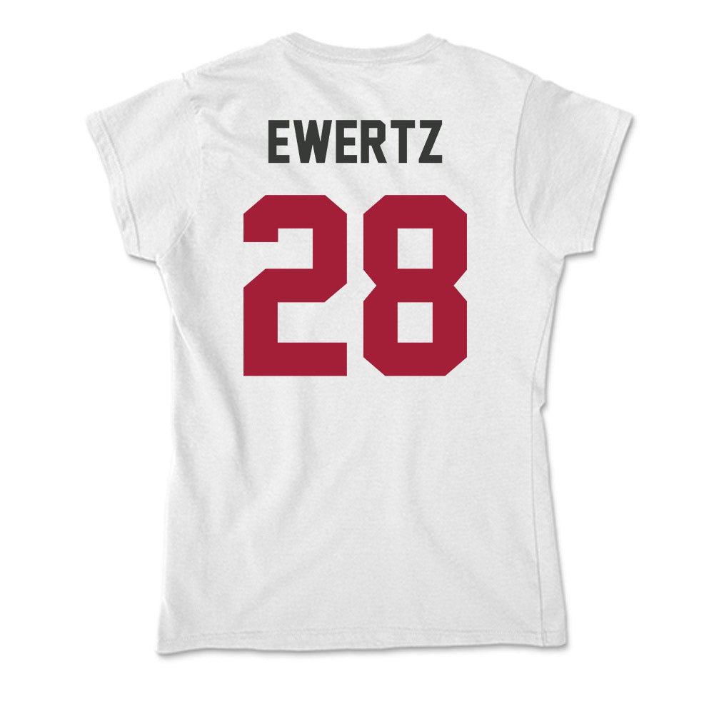 Arkansas - NCAA Women's Soccer : Kyndal Ewertz - Soft Style Women’s T-Shirt-1