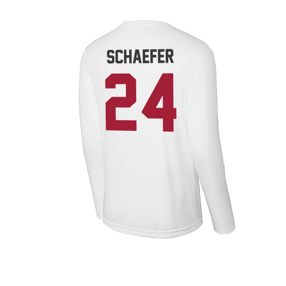 Arkansas - NCAA Baseball : Landon Schaefer - Activewear Long Sleeve T-Shirt-1