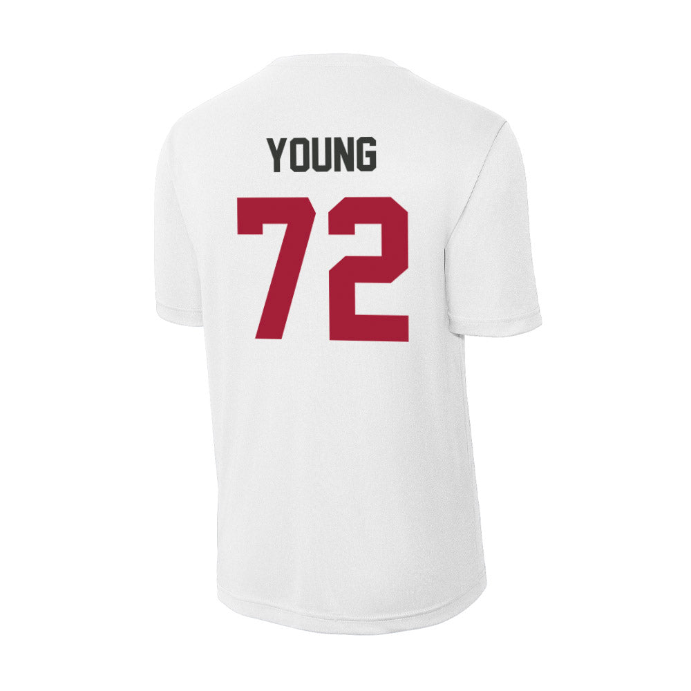 Arkansas - NCAA Football : Tucker Young - Activewear T-Shirt-1